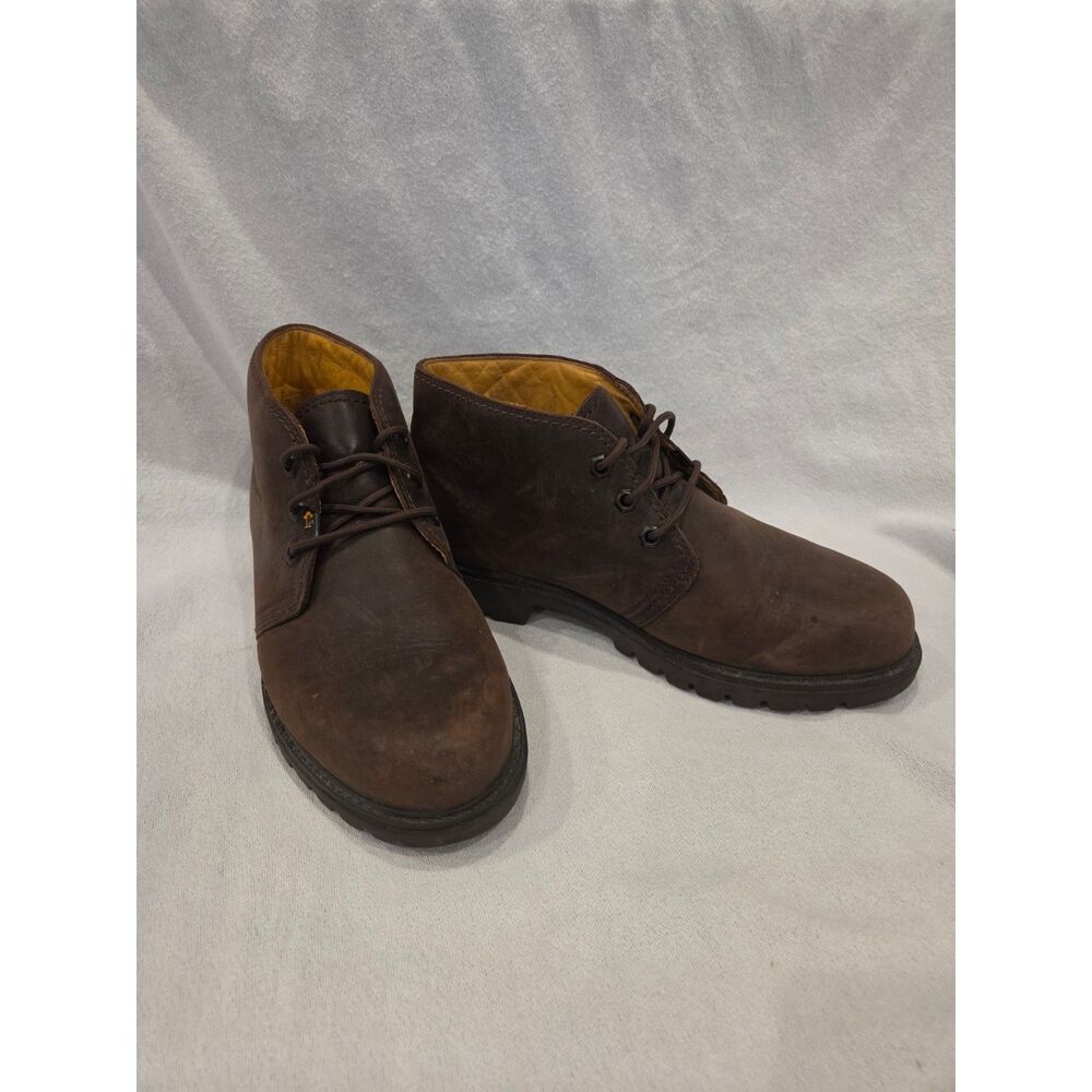 Vintage Havana Joe Brown Leather Chukka Boots Lug Sole Mens 9.5 Panama Jack